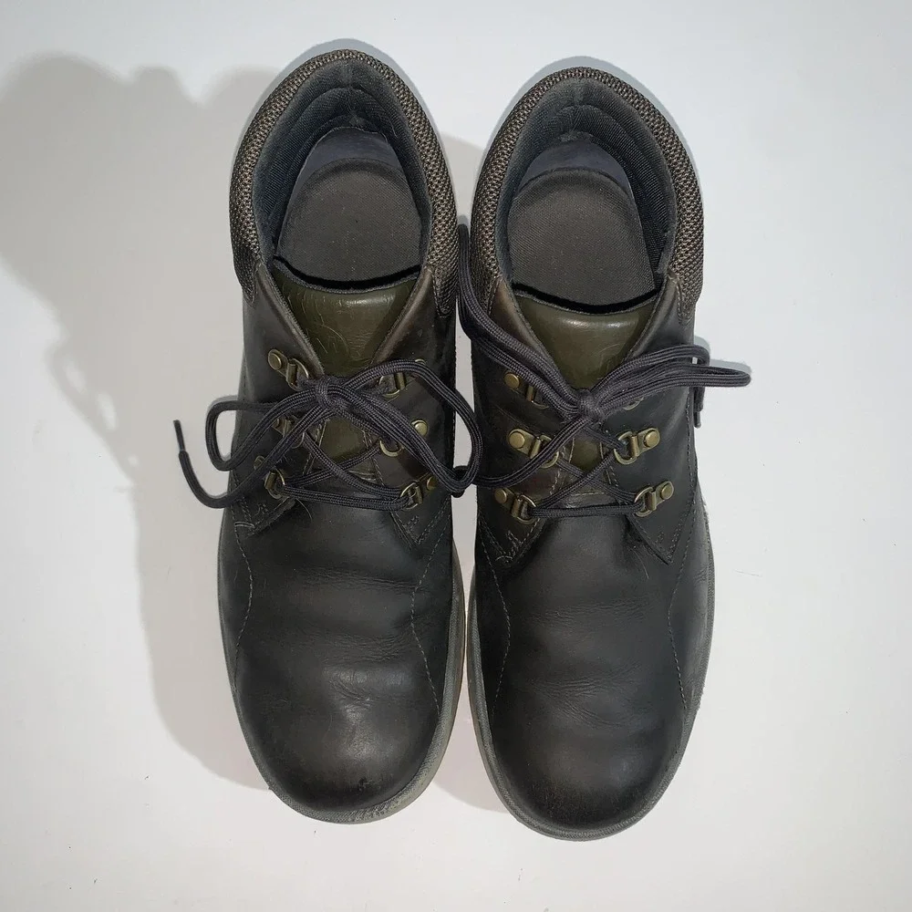 Merrell Boulder Boots Mens Size 12 Brown Leather Chukka Ankle Casual Outdoor